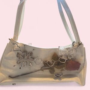 Unbranded Women's White and Pink Bag